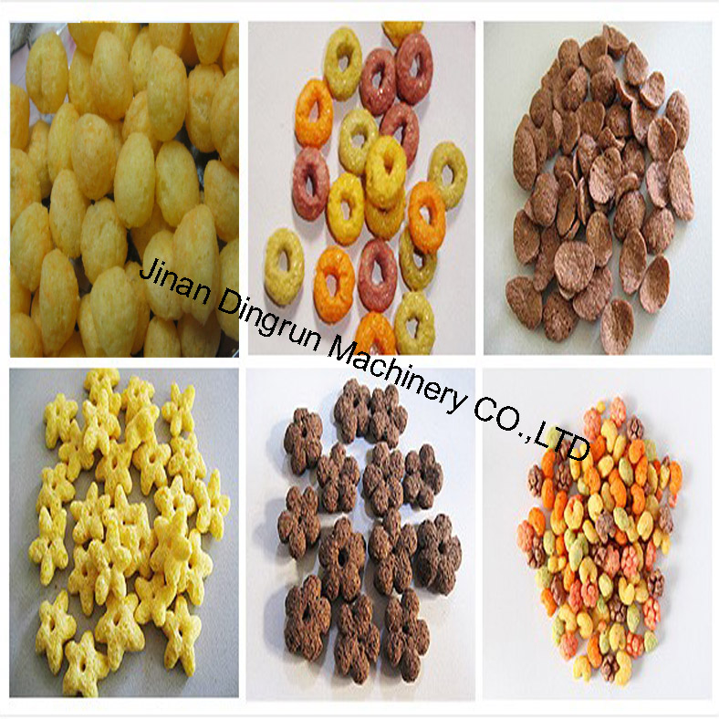 Puffed corn snacks food extruder