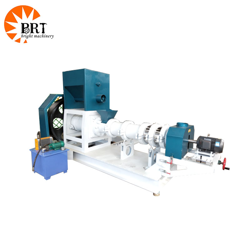 Single screw extruder dog food machine