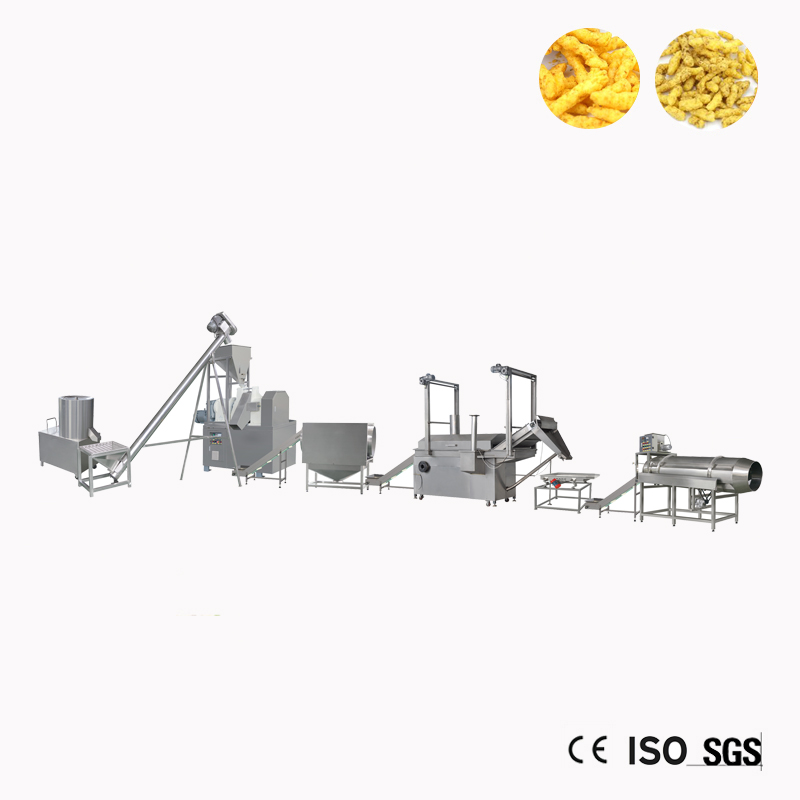 kurkure snacks making machine processing line india