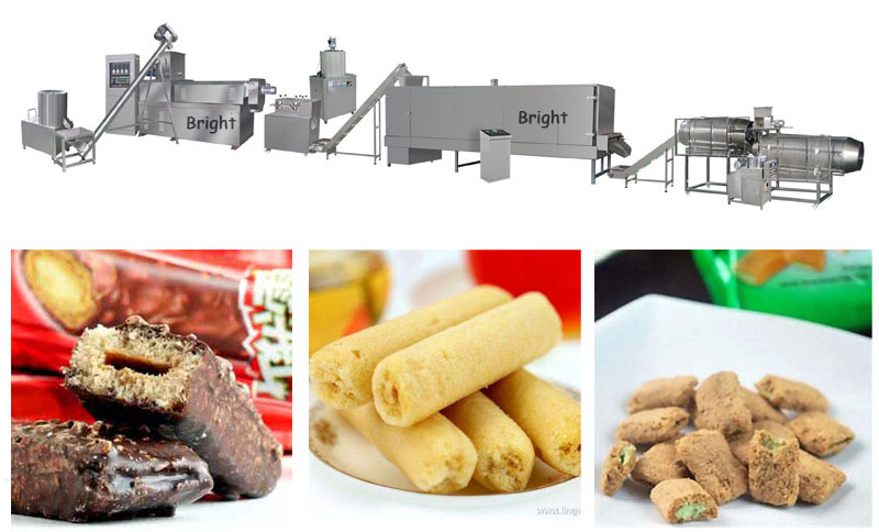 core filling snacks production line core filling snacks production line